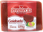 Predilecta - Guava Paste w/ Fruit Pieces - 35.27 Oz (PACK OF 04) | Goiabada Cascão - 1000g