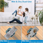 Aifacay Microfiber Mop Head Replacements Pads for Flat Floor Mop and Bucket Set, 13 Inch Reusable Microfiber Mop Pad Refills for Floor Cleaning Hard Wood Floor Microfiber Cleaning Pads - 6 Pack
