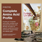 Forever Living - Lite Ultra Chocolate Protein Shake Mix with Aminotein, Low Carb Drink for Lean Muscle Mass, 13.2 oz