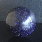 30mm Gemstone Crystal Quartz Blue Goldstone Sphere Ball Chakra Healing Crystal Reiki Crafts
