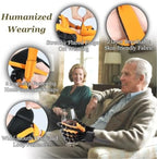 Upgraded Rehabilitation Robot Glove,Finger Rehab Robotic Glove Strokes Therapy Equipment for Hand Hemiplegia Stroke Recovery,4 Modes,2600mah Rechargeable (Right-Hand-S)