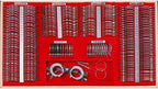 High Qualtiy 266 Trial Lens Set Optical Kit Metal Rim Wood Frame Aluminum Box