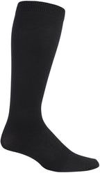 IOMI - 1 Pair Men's Graduated Compression Knee High 15-20 mmHg DVT Travel Flight Socks (13-15 US) Black
