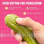 DR DINGUS Farting Pickle Toy - +100 Unique Farts - Hilarious Laughs - Novelty Gag Gift for Friends Family Coworkers Office Students Classroom