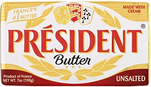 President, Unsalted Butter Bar, 7 oz