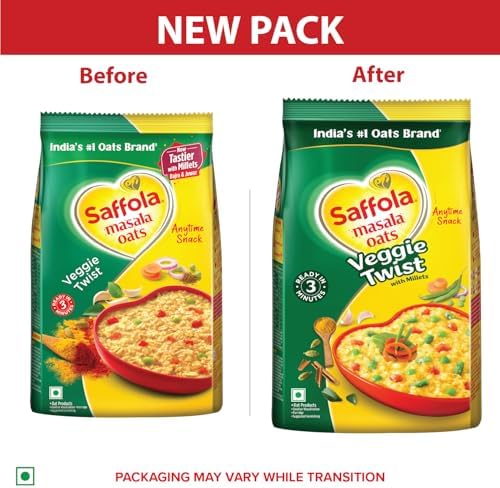 Saffola Masala Oats Veggie Twist 1 Kg