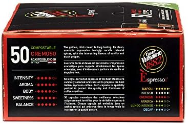 Caffe Vergnano Cremoso Capsules Compatible with Original Line Machines by Nespresso - 50 Count (Pack of 1)