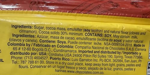 Corona - Cinnamon & Cloves Chocolate Bars - Resealable - 17.6 Ounce/500g