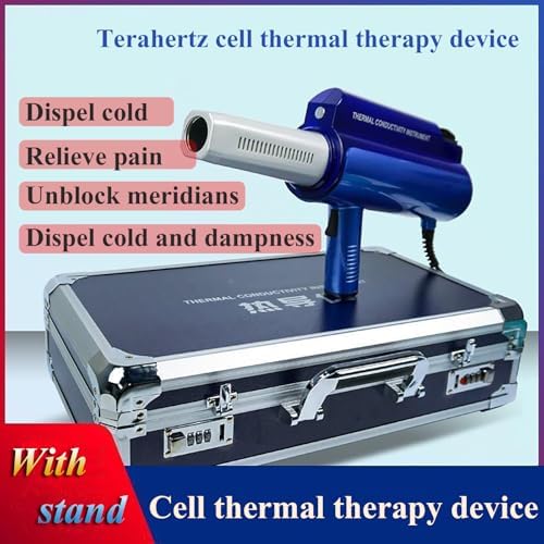 Terahertz Therapy Instrument, Meridian Health Therapy Instrument with Rotating Bracket, Temperature Control Range: 45~65°C, Smart Touch Control, Improve Physical Health