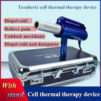 Terahertz Therapy Instrument, Meridian Health Therapy Instrument with Rotating Bracket, Temperature Control Range: 45~65°C, Smart Touch Control, Improve Physical Health
