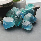 Acxico 100g Natural Rough Blue Fluorite Stone Quartz Crystal Healing Gem Specimen Bulk