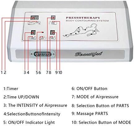 DYRABREST Pressotherapy Air Pressure Machine Slimming Suit Body Slimming Beauty Massager