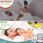 Mom Gift Premium 8 Pack Anti Snoring Devices Snore Stopper Magnet Silicone Nose Clips Efective Snoring Solution Support Breathing Enhance Sleep Experience for Quieter Sleep aid