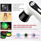 8 Million Pixels Iriscope Diagnostic Eye Analyzer, Analysis Iridology Camera USB Dual Image Display Iriscope for Beauty/Salon/Hospital