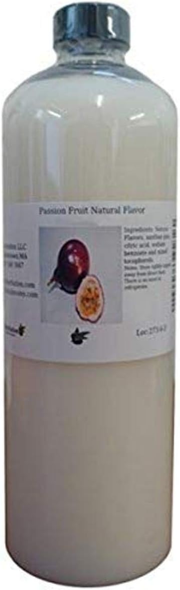 OliveNation Passion Fruit Natural Flavor, TTB-Approved for Brewing, Water Soluble Tropical Flavoring for Baked Goods, Beverages, Non-GMO, Gluten Free, Kosher, Vegan - 4 ounces