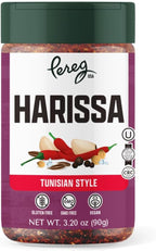 Pereg Mixed Spices - Harissa Seasoning 3.2 Oz - Tunisian Style Spice Blends - No Artificial Ingredients - Spicy Seasoning Mix - Harissa Powder - Spicy Food - Vegan - Kosher Certified