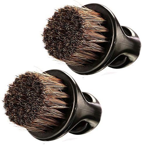 2-Pack Beard Brush for Men - Men's Beard Brush (Essential Tool For Professional Barbering & Grooming Services), Brush Neck Face Duster Brush for Hairdressing Salon Household