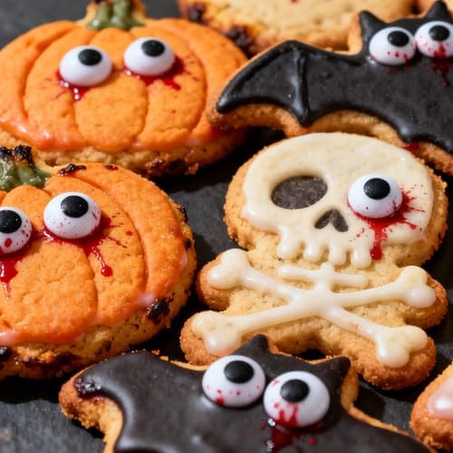 Edible Candy Eye, Halloween Sprinkles, Bloody Eyeballs, Halloween Sprinkles for Cake Decorating, Edible Cake Decoration & Cupcake Toppers, 150g/5.29oz, Party Supplies
