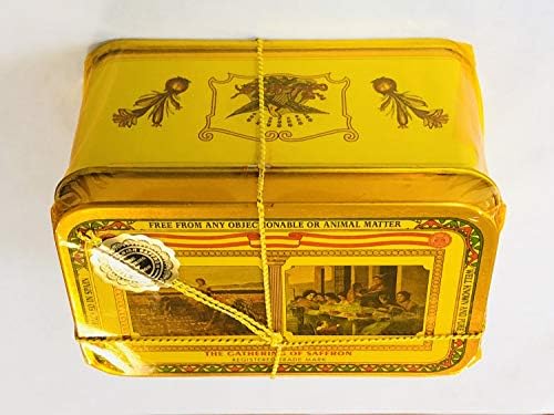 Spanish Saffron Tin Gathering of Saffron Select Grade 1/2 oz tin by Antonio Garcia Inest
