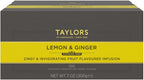 Taylors of Harrogate Lemon & Ginger, Herbal Tea, Individually Wrapped Bags, 100 Count (Pack of 1), Cleansing, Invigorating and Citrussy, Caffeine-Free, Enjoy Hot or Iced, 100 Teabags