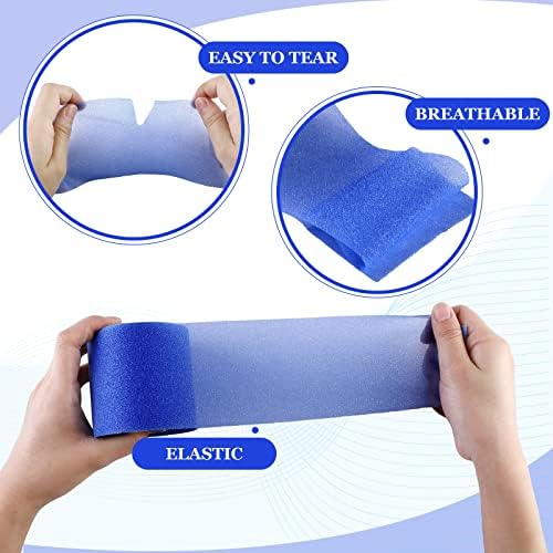 30 Yards Pre-wrap Athletic Tape Foam Underwrap Tape Foam Underwrap Bandage for Wrists Elbows Knees Ankles Hair Sports, 2.76 Inches