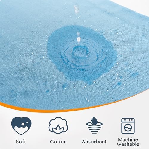 Adult Bibs for Eating, Adults Drool Bibs for Elderly Women & Men - Large Clothing Protector for Special Needs Kids