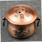 Beaupretty Moxa Supply Essential Moxibustion Cup Portable Moxibustion Pot Simple Operation Antique Aluminum Design