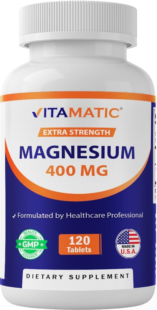 Vitamatic Magnesium, 400 mg, 120 Tablets