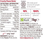 PIP & NUT Crunchy Peanut Butter, 1 KG