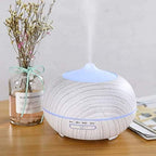 Bracket Light Diffuser Air Humidifier Mute Led Light Mist Nebulizing for Home Ultrasonic Essential Oil Aroma Portable Air Humidifier Purifier Aroma Diffuser Steam Atomizer Cool Mist,White