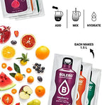 Bolero- Sugar Free Drink Mix Packets Assorted Fruit Flavors | Powdered Flavored Water Packets | 12 Large Sachet On The Go Packets