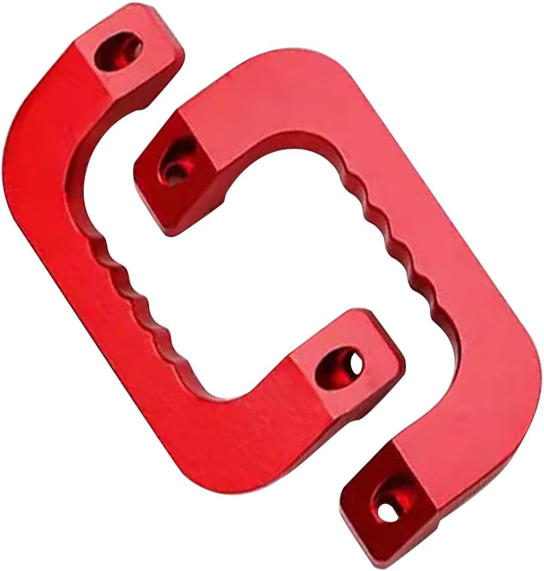 MagiDeal Grab Roof Handle Grip Assist Handle Replacement Grip Passenger Car Interior Heavy Duty Premium for Camper Trailer Billet Grab Handle, red