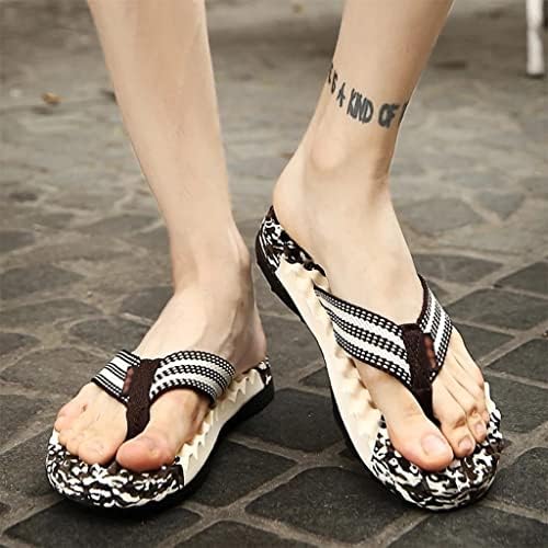XUEMML Massage Slippers Foot Reflexology Shower Shoes Mens &Womens House Flip Flop Open Toe Foot With Arch Support Relief Fasciitis