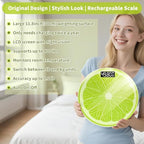 Rechargeable Bathroom Scale – Accurate Digital Weight Scale (±0.1 lb), 400 lbs Capacity, Large LED Display, No Batteries, Step-On Technology for Easy Home Use