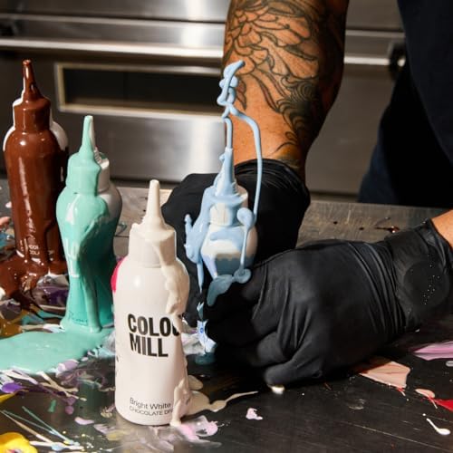 Colour Mill Chocolate Drip Easy-Melt Drizzle for Desserts, 125 Grams Baby Blue