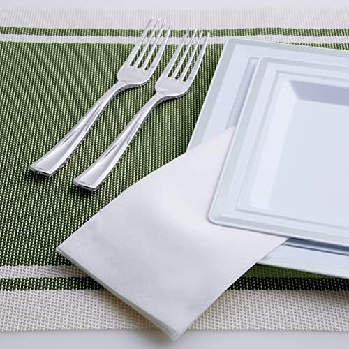 200PACK Disposable Hand Towels for Bathroom, Soft and Absorbent Paper Guest Towels Disposable Decorative Bathroom Hand Napkins for Kitchen, Parties, Weddings, Dinners