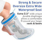TKWC INC Water Proof Leg Cast Cover for Shower - Watertight Foot Protector (Extra Wide XL)