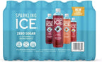 Sparkling Ices Blue Variety Pack – 24 Count x 17 fl oz | Black Raspberry, Black Cherry, Peach Nectarine & Fruit Punch