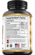9-in-1 Immune Support Vitamin C (1000mg), Vitamin D3 (5000 IU), Zinc(22mg) with Elderberry, Turmeric, Echinacea, Ginger, Garlic and Pre+Pro-Biotic per Serving (120 caps per Bottle - 2 Month Supply)
