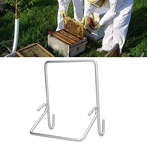 Stainless Steel Honey Bucket Rack, Firm Frame Honey Bucket Holder for Easy Pouring Ideal for Multiple Liquids