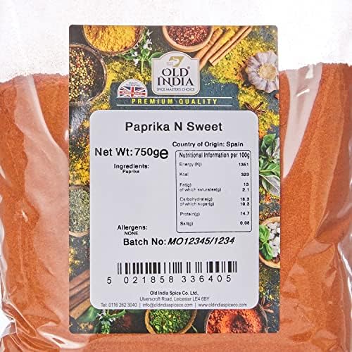 Old India Paprika N Sweet 750 g