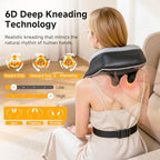 Neck Massager for Pain Relief Deep Tissue, Kneading Shiatsu Neck and Shoulder Massager with Heat,Cordless Massager for Back and Shoulder Pain, Gifts for Women Men Home Office Christmas