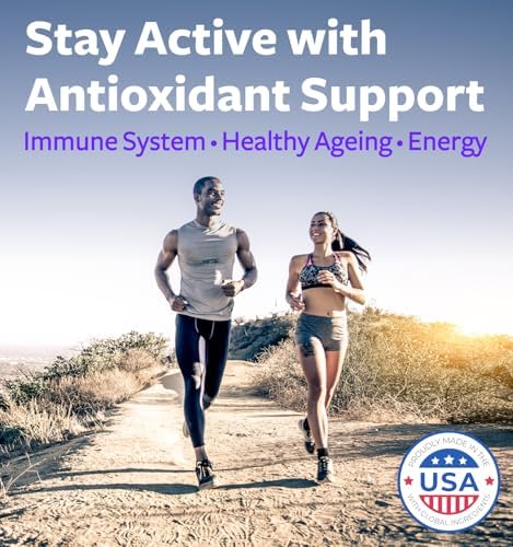 Super Antioxidants Supplement for Women & Men - High Potency Herbal & Fruit Blend with Acai, Goji, Pomegranate, Elderberry & Resveratrol for Skin Care & Immune Support - Vegan & Non-GMO - 60 Capsules