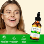 Vitamin E Oil 2 Fl Oz - Vitamin E Oil for Skin, Face, Hair, Body - Natural Antioxidant for Dryness, Wrinkles, Scars & Stretch Marks, Moisturizing and Firming Skin