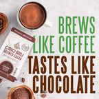 Sampler Starter Kit/Set (5 Varieties) | Natural Healthy Brewed Cacao Drink | Great Substitute to Herbal Tea and Coffee | 99% Caffeine Free | Keto Whole-30 Honest Energy Brew And Enjoy Hot or Iced (Set (Incl. French Press))