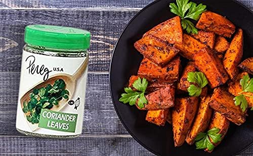 Pereg Dried Cilantro Coriander Leaves 0.7 Oz - Cut & Sifted - Cilantro Herb Seasoning - Non GMO & All Natural - Pungent & Fragrant Leaf