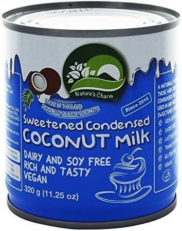 Nature's Charm Sweetened Condensed Coconut Milk, 11.25 Ounce (Pack of 6)