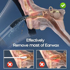 Ear Wax Removal, Electric Ear Cleaning Kit Effective & Safe Ear Cleaner Irrigation Flushing System 4 Pressure Modes for Ear Wax Buildup, Water Resistant Ear Cleaning Tool USB Rechargeable