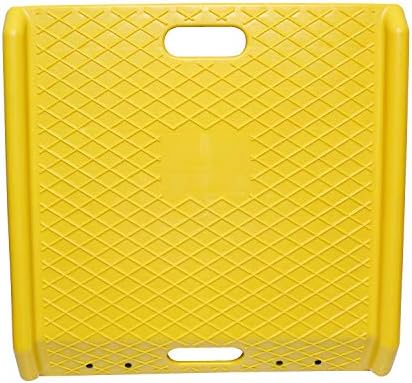 BISupply Portable Curb Ramp - Car & Motorcycle Ramps, 4.5in, 1-Pack