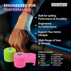 Hampton Adams | As Seen on Shark Tank | Self Adhesive Bandage Wrap (14-Pack) | 15ft | Pet Safe | Breathable Athletic Elastic Cohesive Bandage for Sports Injury Ankle Knee Wrist sprains (Rainbow Mix)